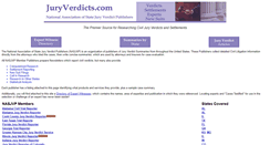 Desktop Screenshot of juryverdicts.com